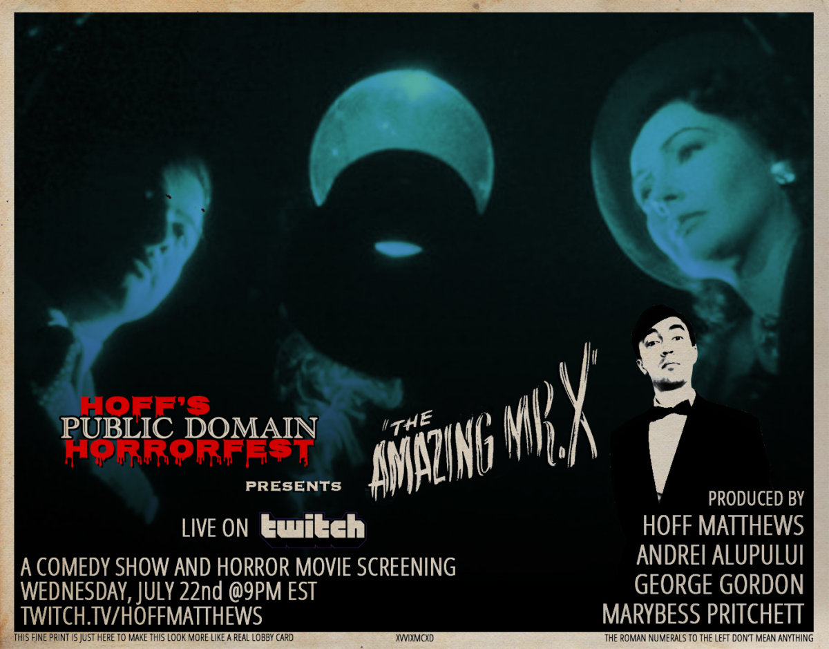 Hoff S Public Domain Horrorfest Presents The Amazing Mr X Brooklyn Paper
