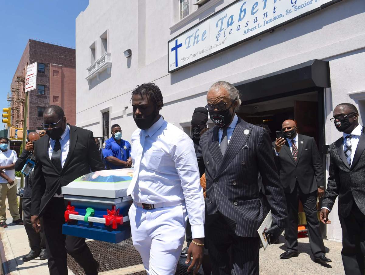 funeral for hoolie gang victim Davell Gardner