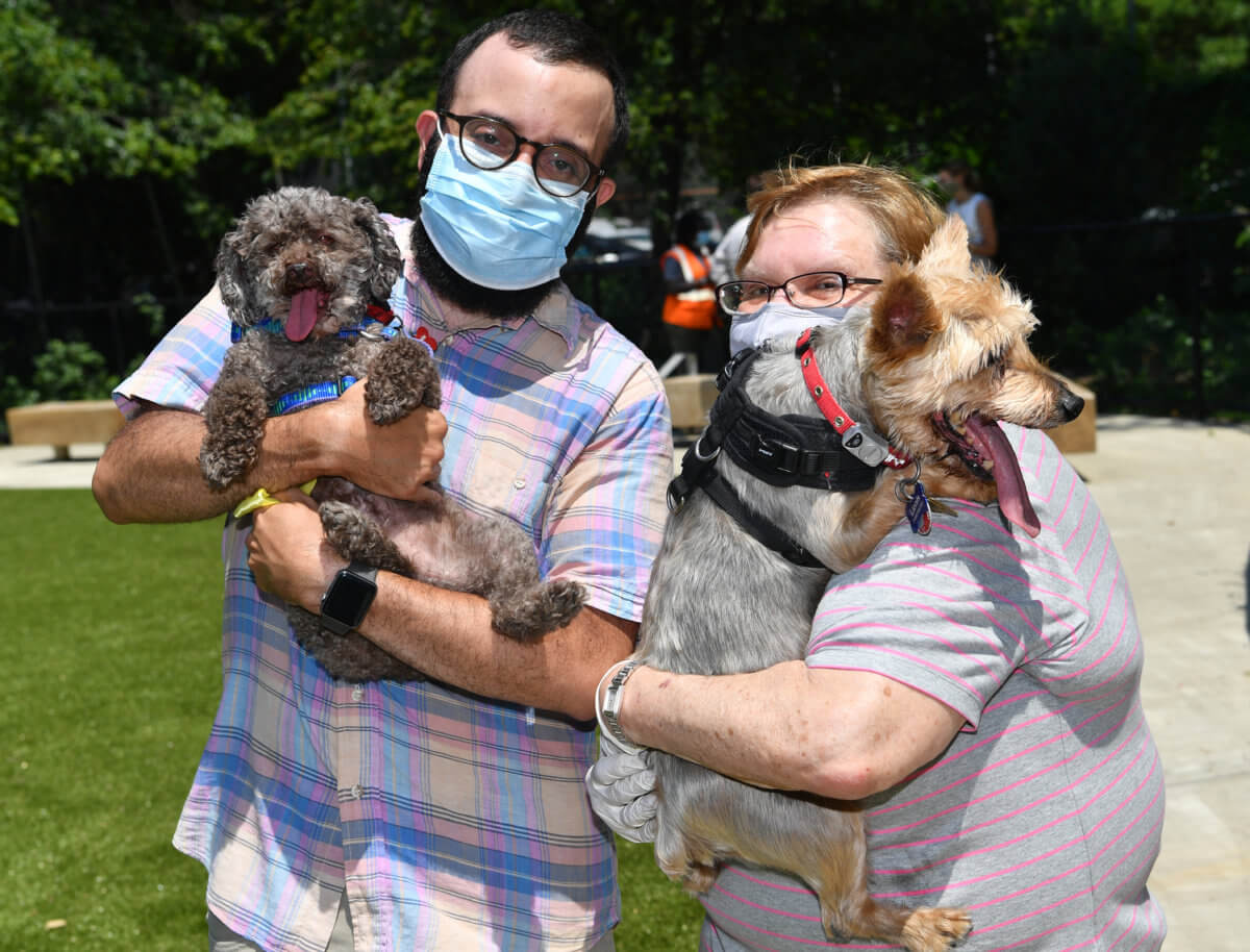 Kensington Dog Run opening ceremony