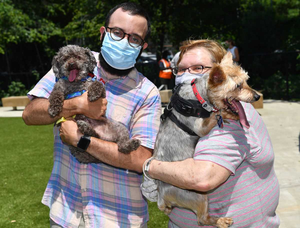 Kensington Dog Run opening ceremony