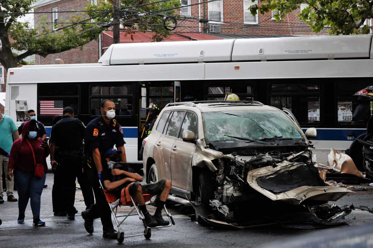 multi-car pileup