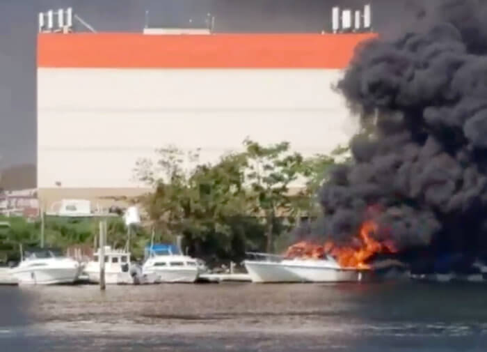 boat fire