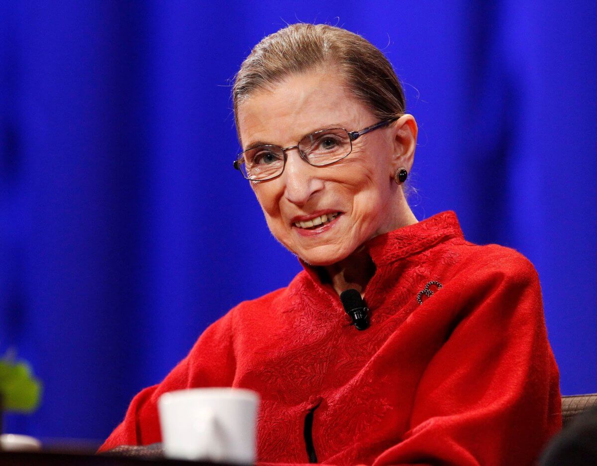 FILE PHOTO: Justice Ginsburg attends the lunch session of The Women’s Conference in Long Beach