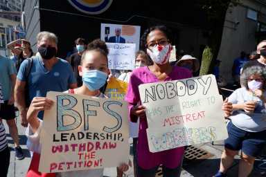 BFS union protest