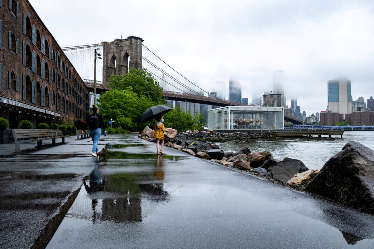 FILE PHOTO: The spread of the coronavirus disease  (COVID-19) in New York
