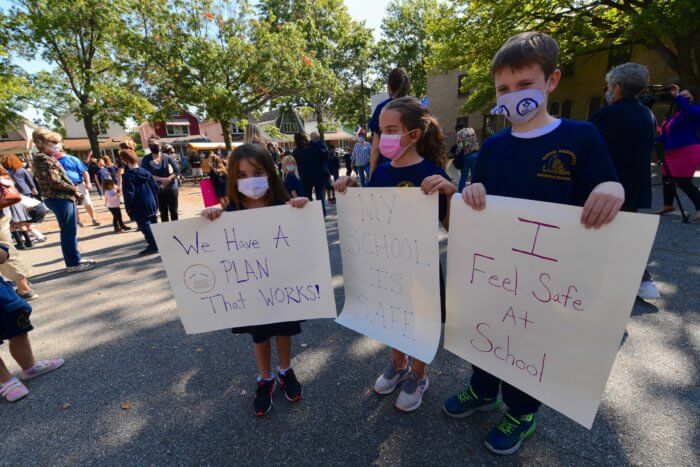school protest