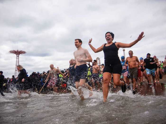 polar bear plunge