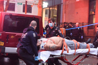 man shot