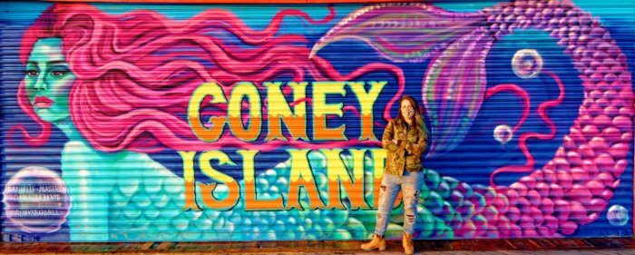 coney island mural