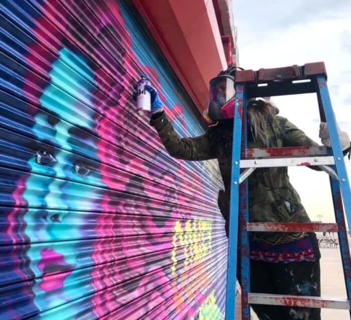 coney island mural