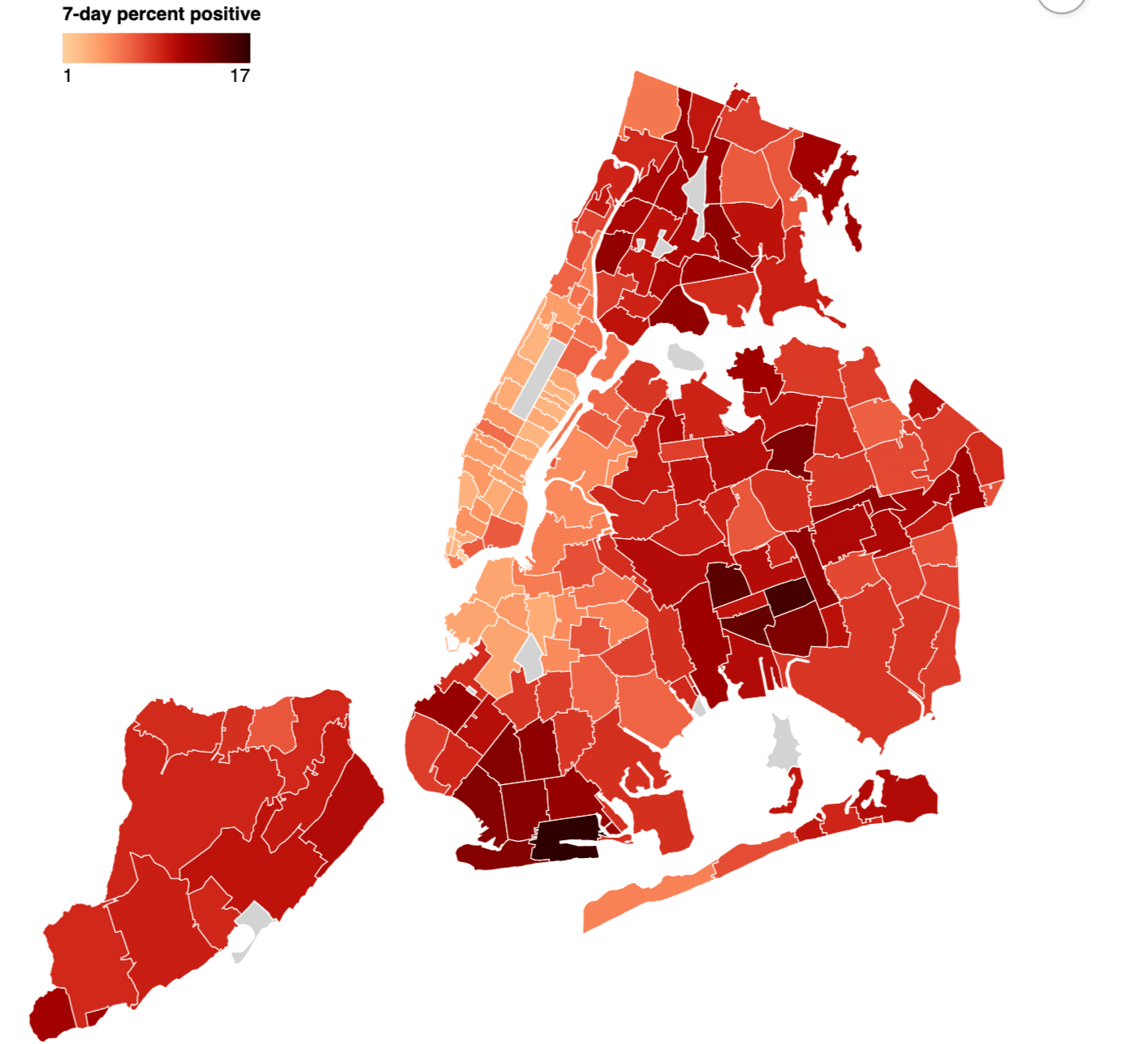 Three southern BK nabes lead city in COVID positivity rates