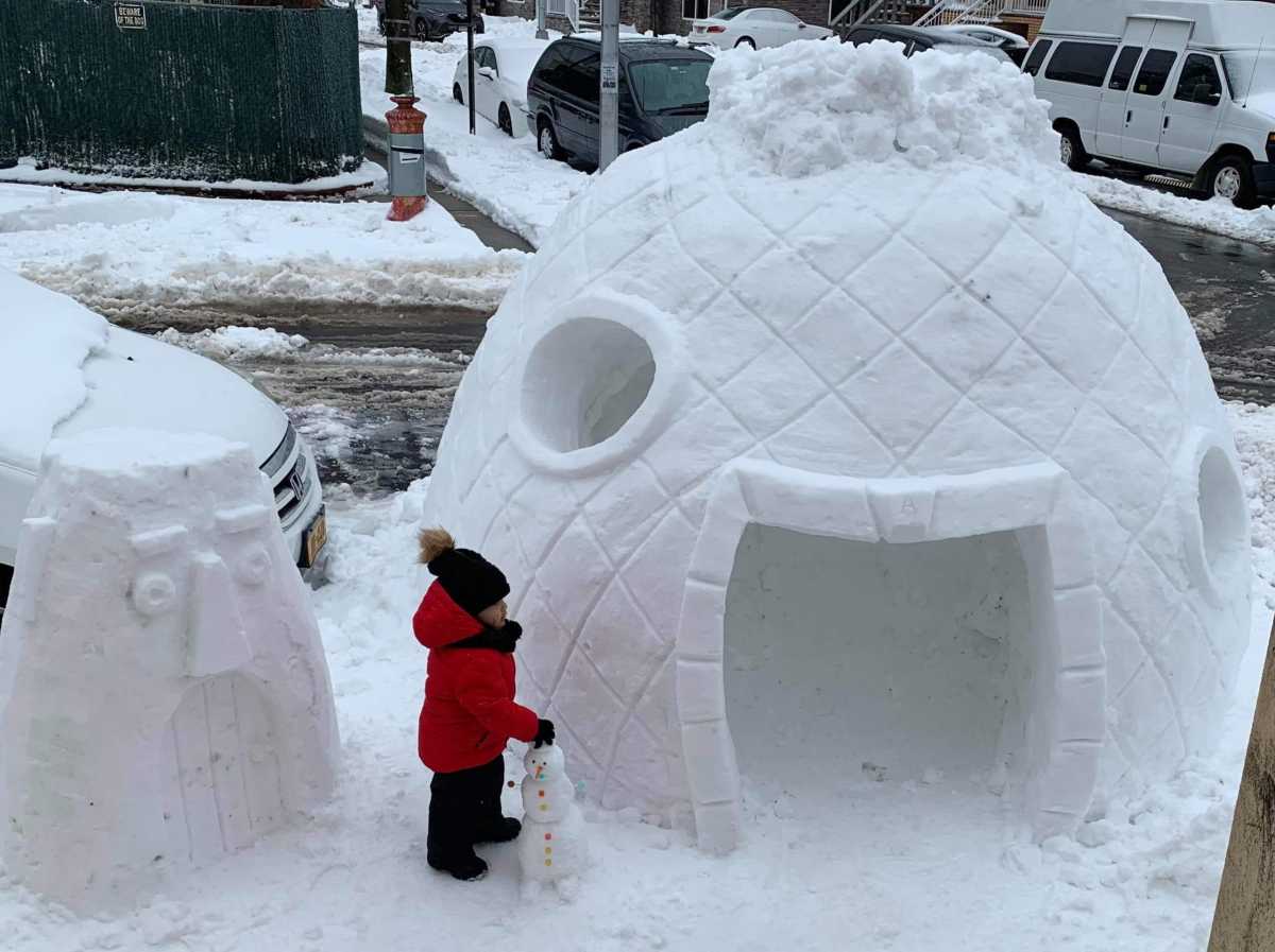 spongebob igloo