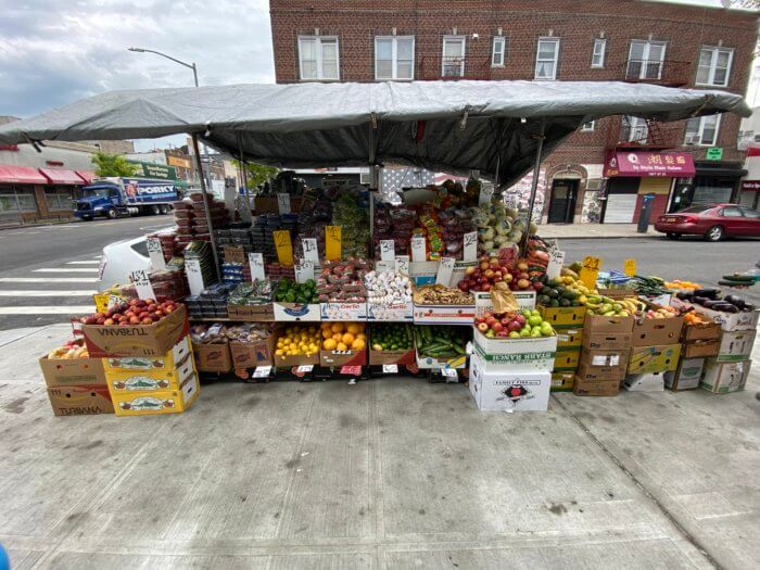 Trader Joe's fruit stand