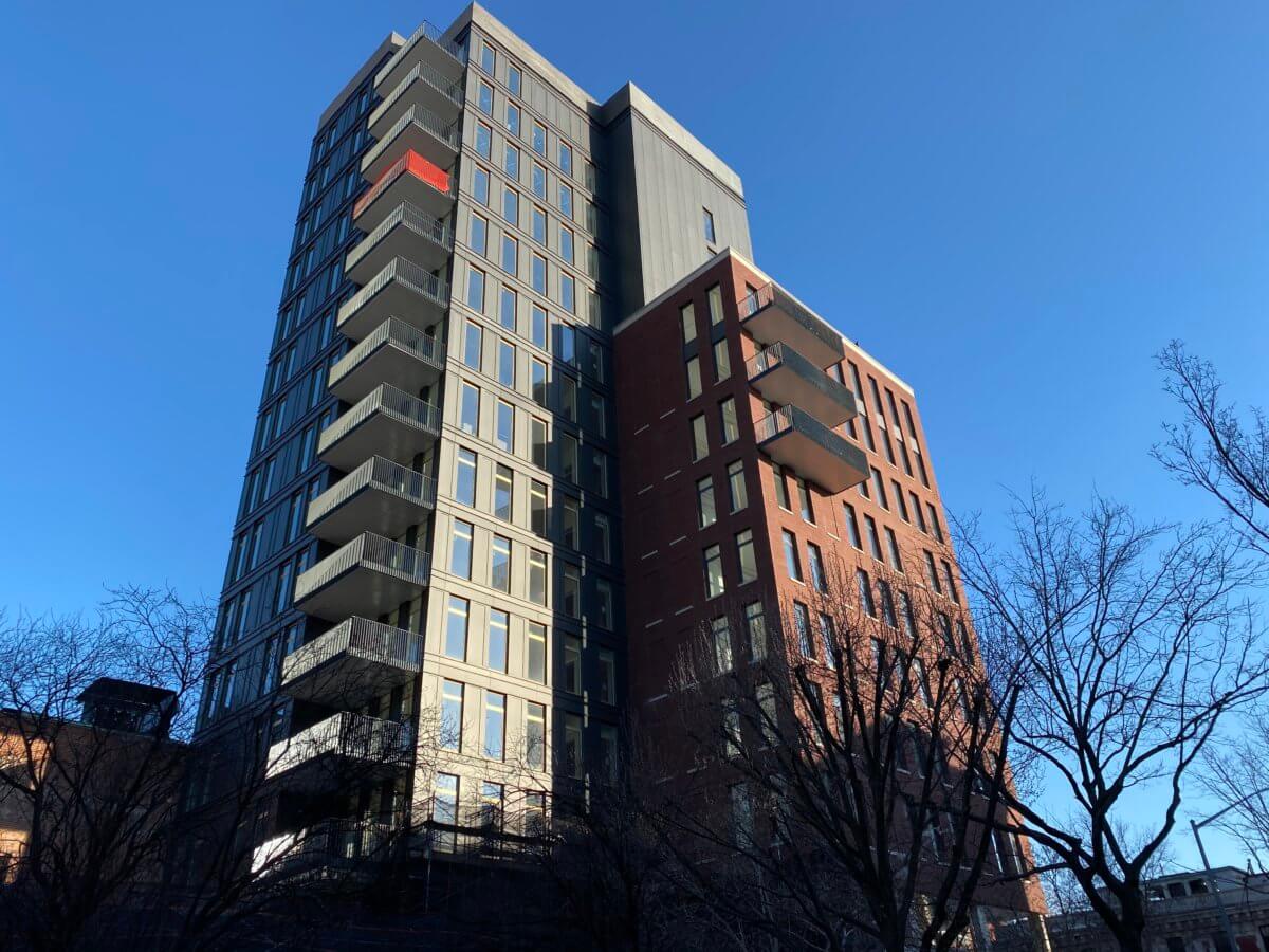 Whistling luxury condo tower