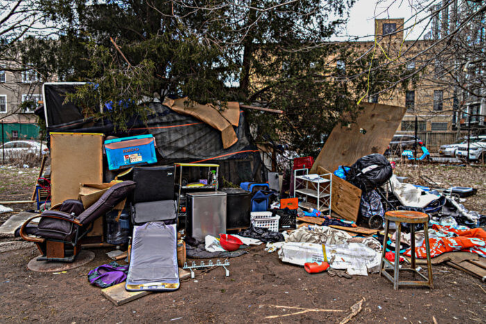 homeless encampment