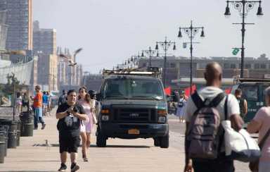 Coney Island boardwalk