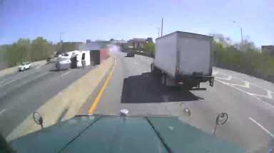Truck flip screengrab
