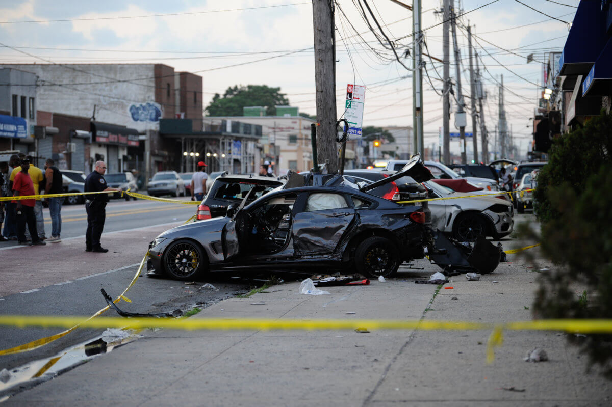 One dead, one in critical condition after major East Flatbush car crash