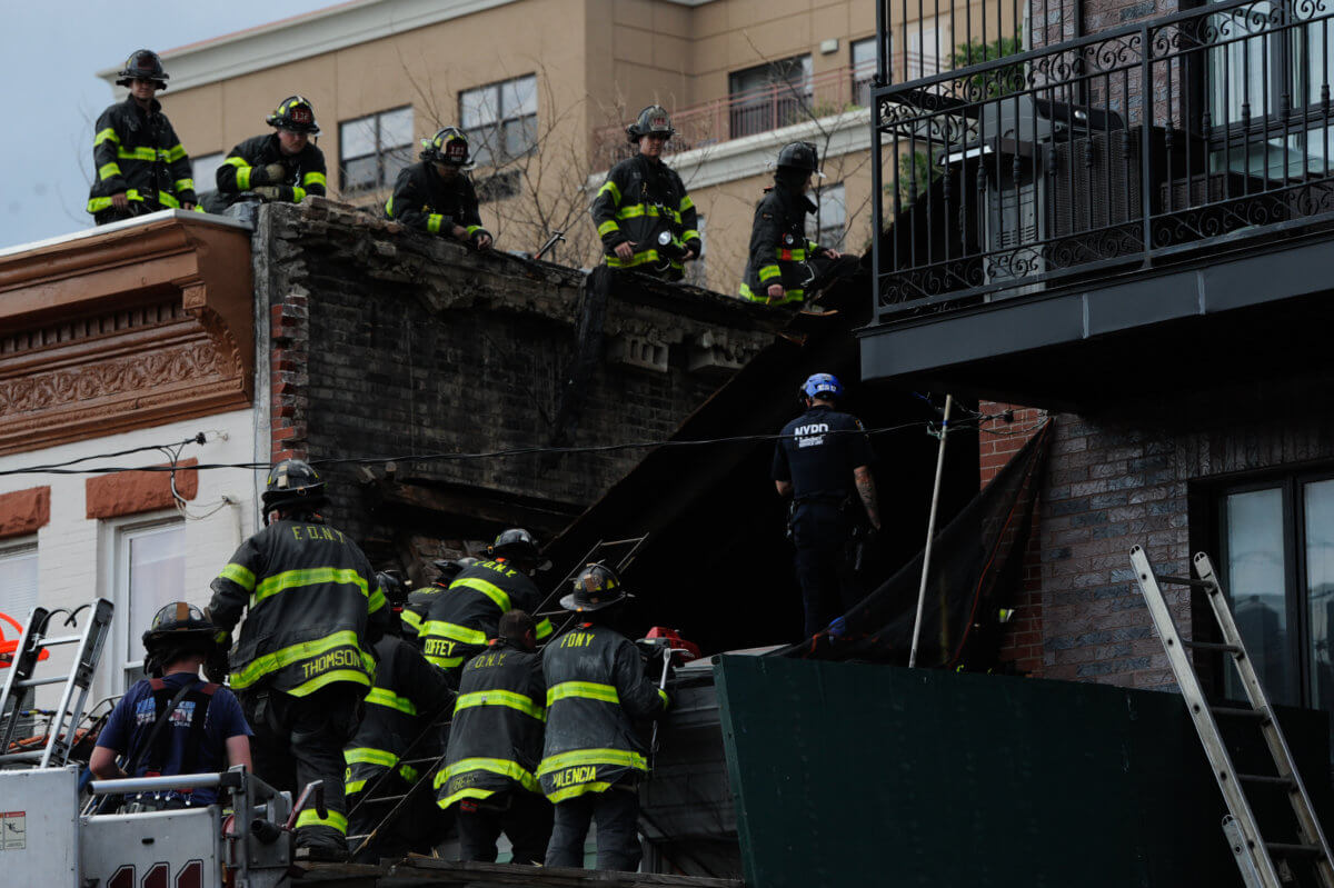 Two construction workers were injuried during a collaspe.