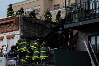 Two construction workers were injuried during a collaspe.