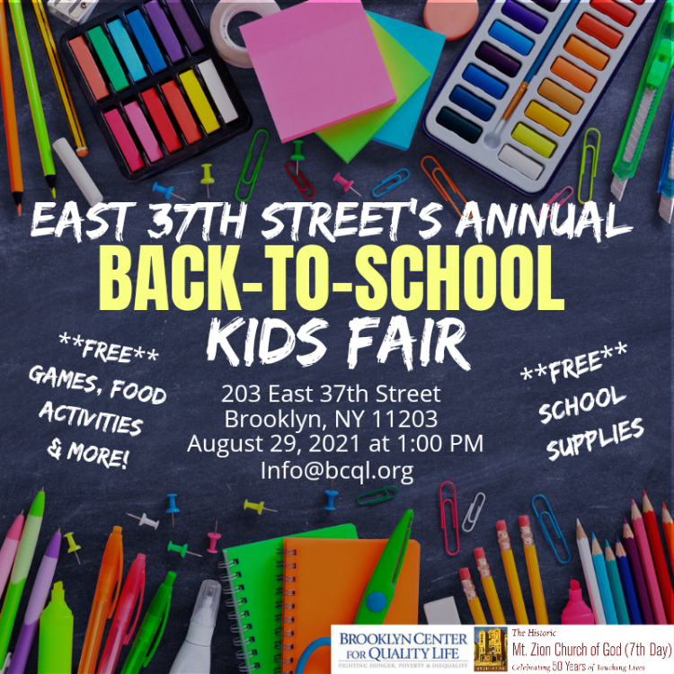East 37th Street Kids Fair 2021
