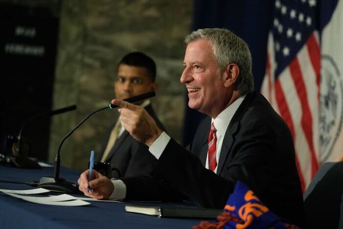 NYC mayor bill de blasio