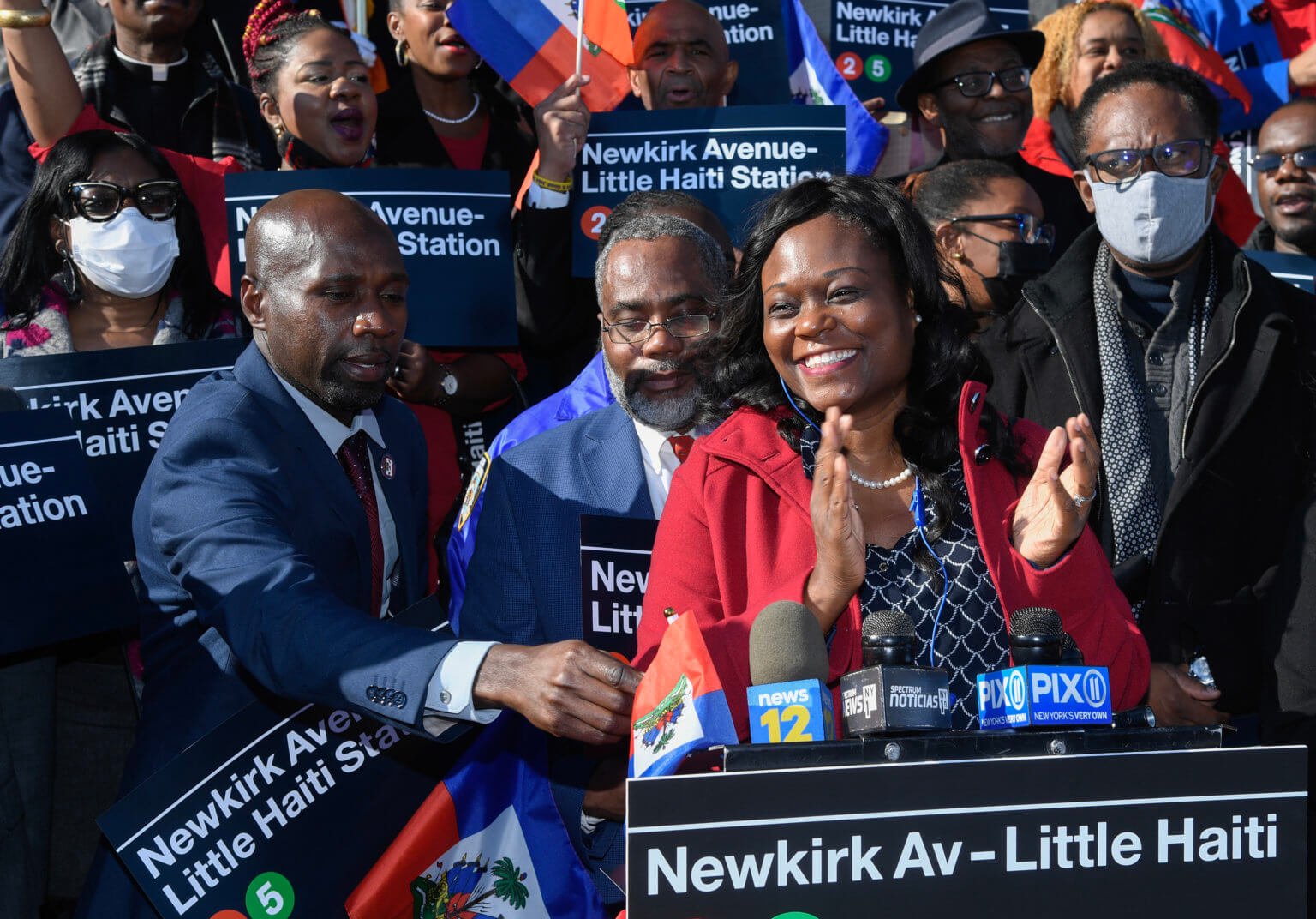 Newkirk Avenue subway station officially renamed for Little Haiti