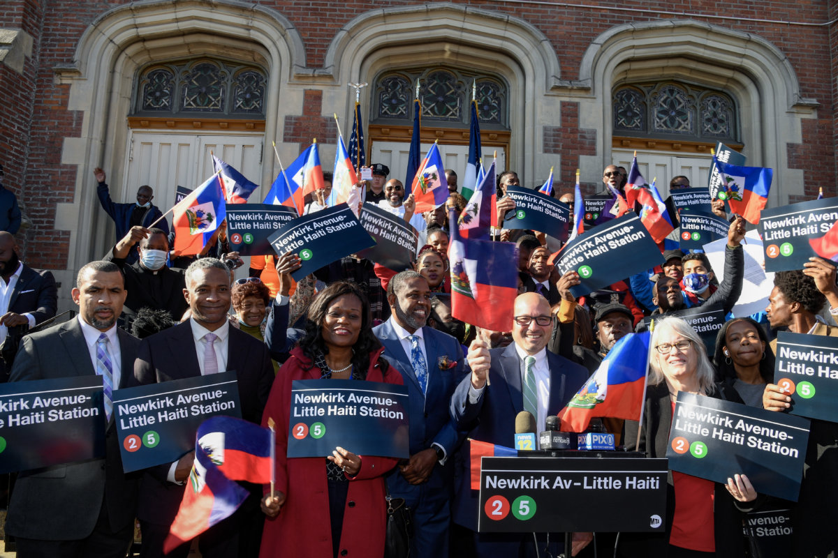 Newkirk Avenue subway station officially renamed for Little Haiti