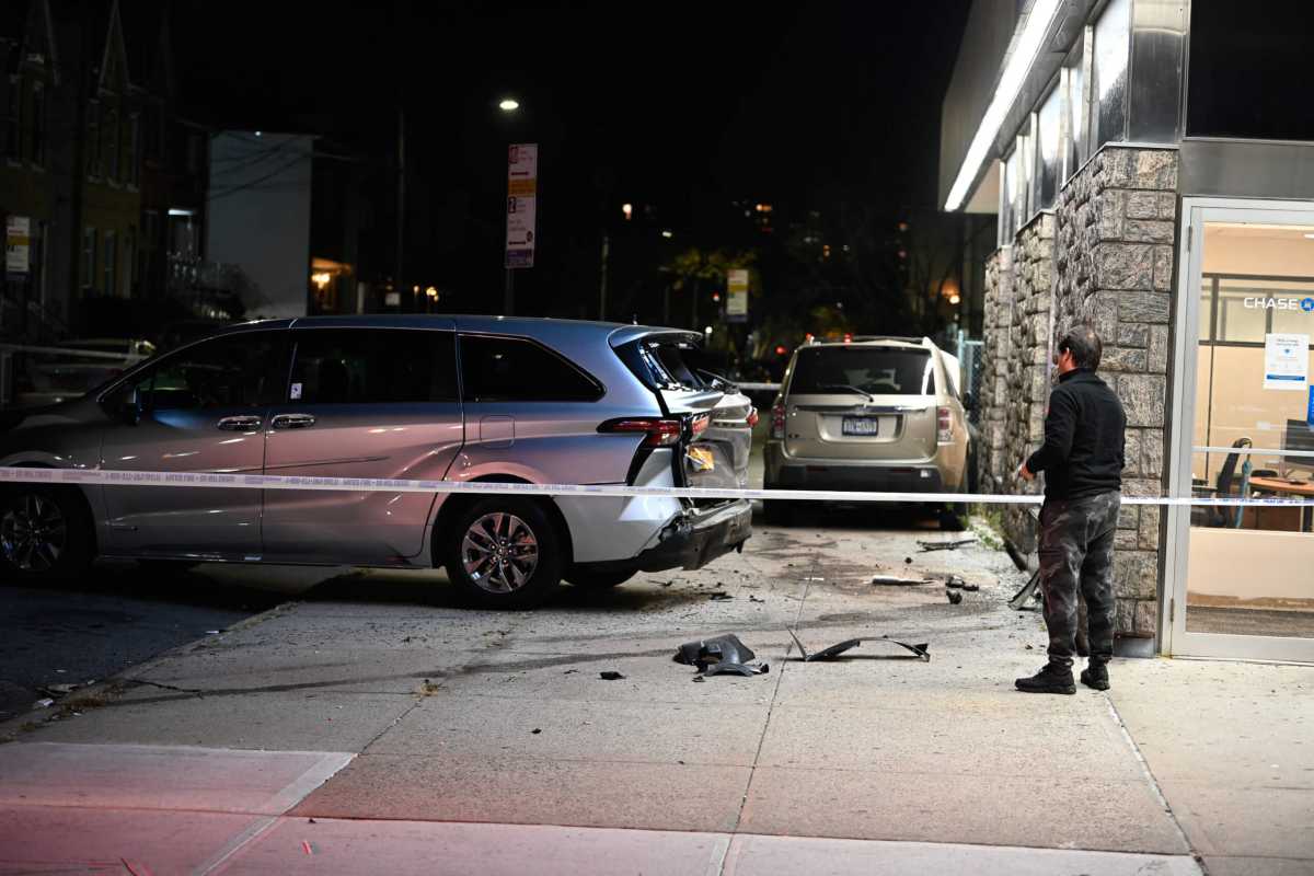 A car accident left three people hurt, including a  teenager.