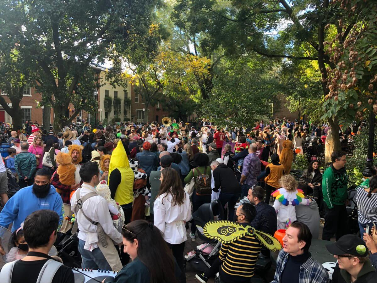 Ghouls and goblins flood Brooklyn for Halloween of frightful festivals