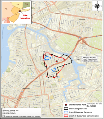 meeker avenue plume map