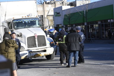 the scene of the crash on coney island avenue