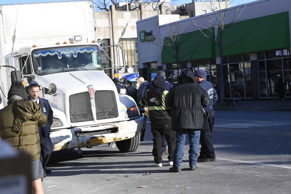 the scene of the crash on coney island avenue