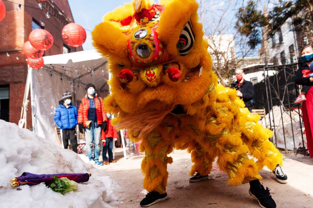 Lion Dance at Lunar New Year 2021_Photo by Anna Rathkopf