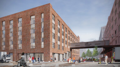 MiNY Garment Hub Building A Southeast Corner