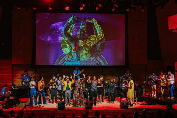 people on stage at carnegie hall