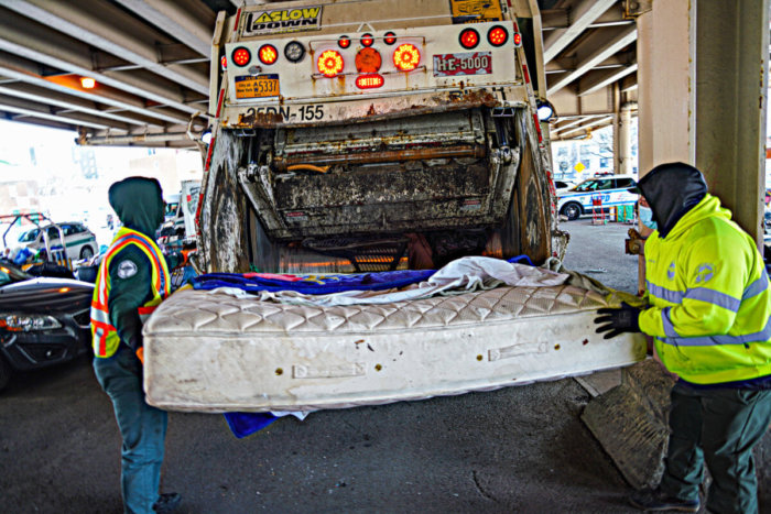 encampment sweep