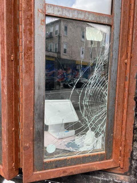 farewell bushwick bar window