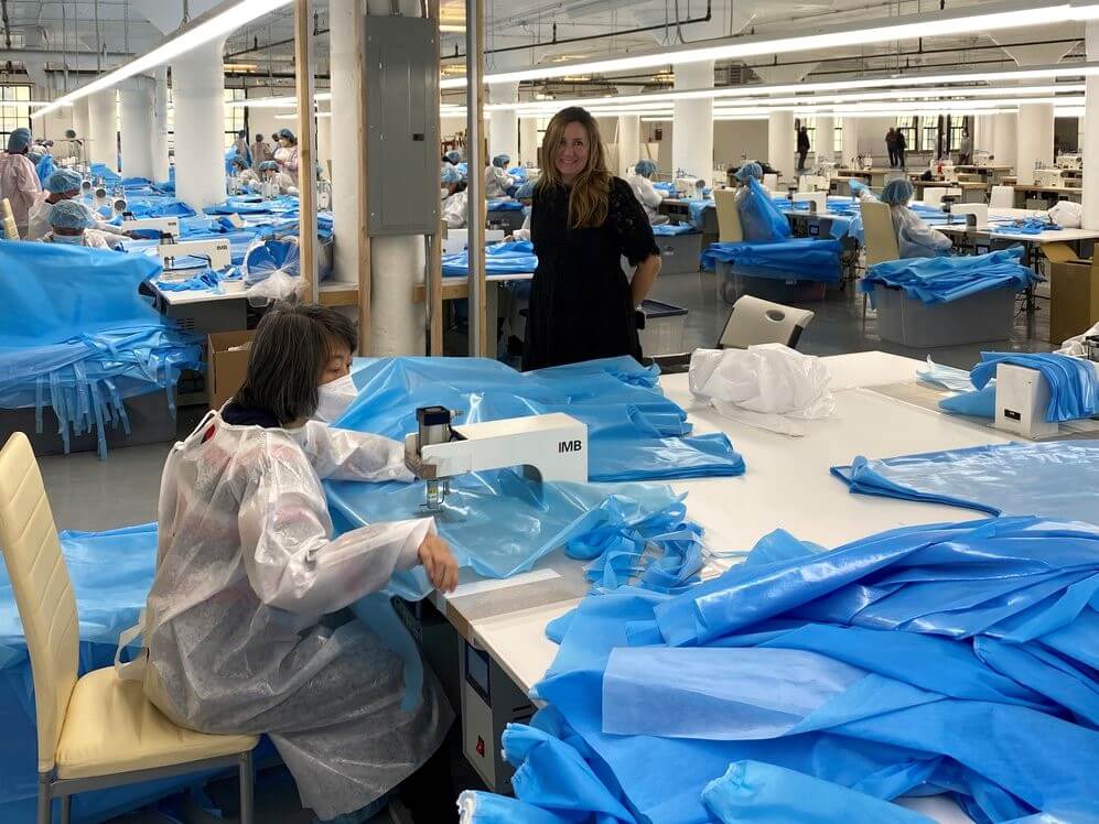 new york embroidery studio PPE