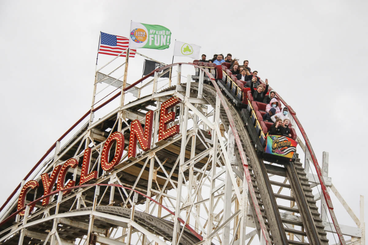 04-10-2022 : Deno’s Wonder Wheel and Park, open for the 2022 season, in Brooklyn, NY on 04/10/2022. Photo by Erica Price.