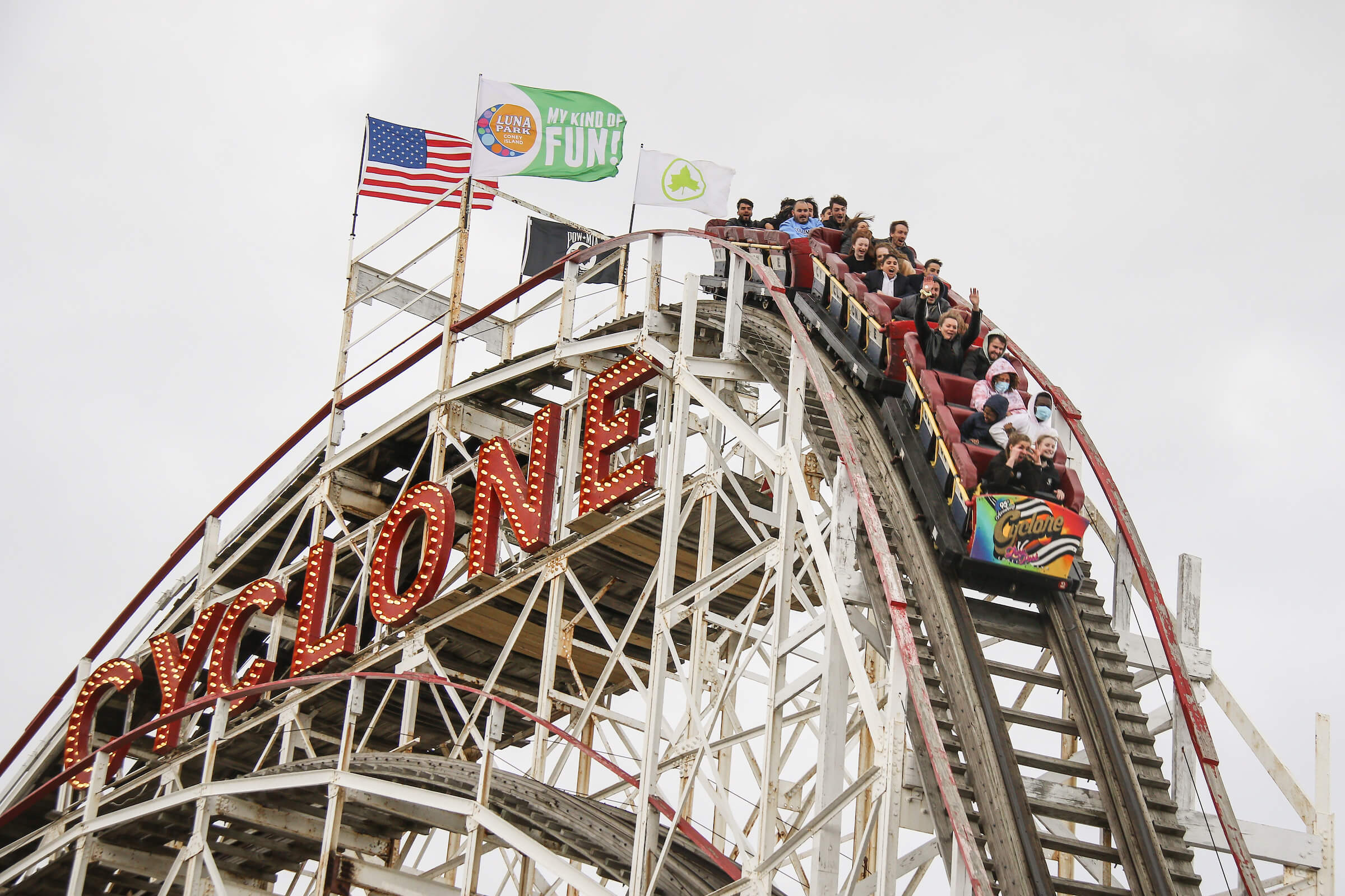 Coney Island Cyclone - Luna Park in Coney Island