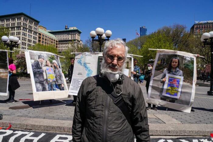 photographer at utilities protest