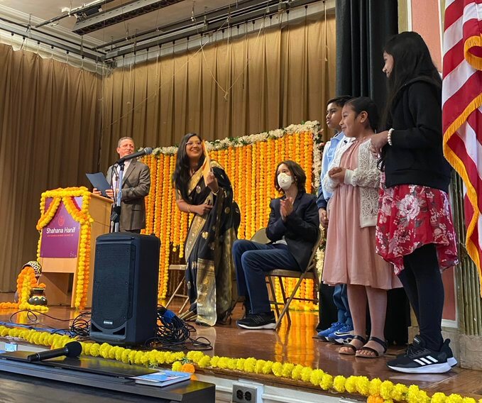 shahana hanif inauguration