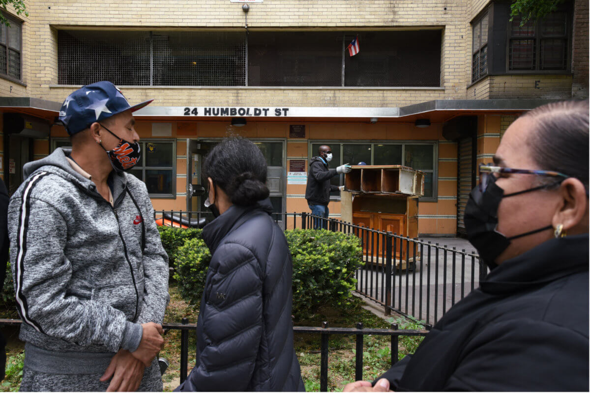 Residents, electeds demand repairs at NYCHA’s Bushwick Houses