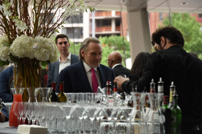 the brooklyn hospital center gala drinks being poured