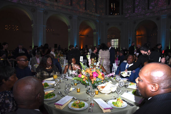 people at a dinner table at the brooklyn hospital center's gala