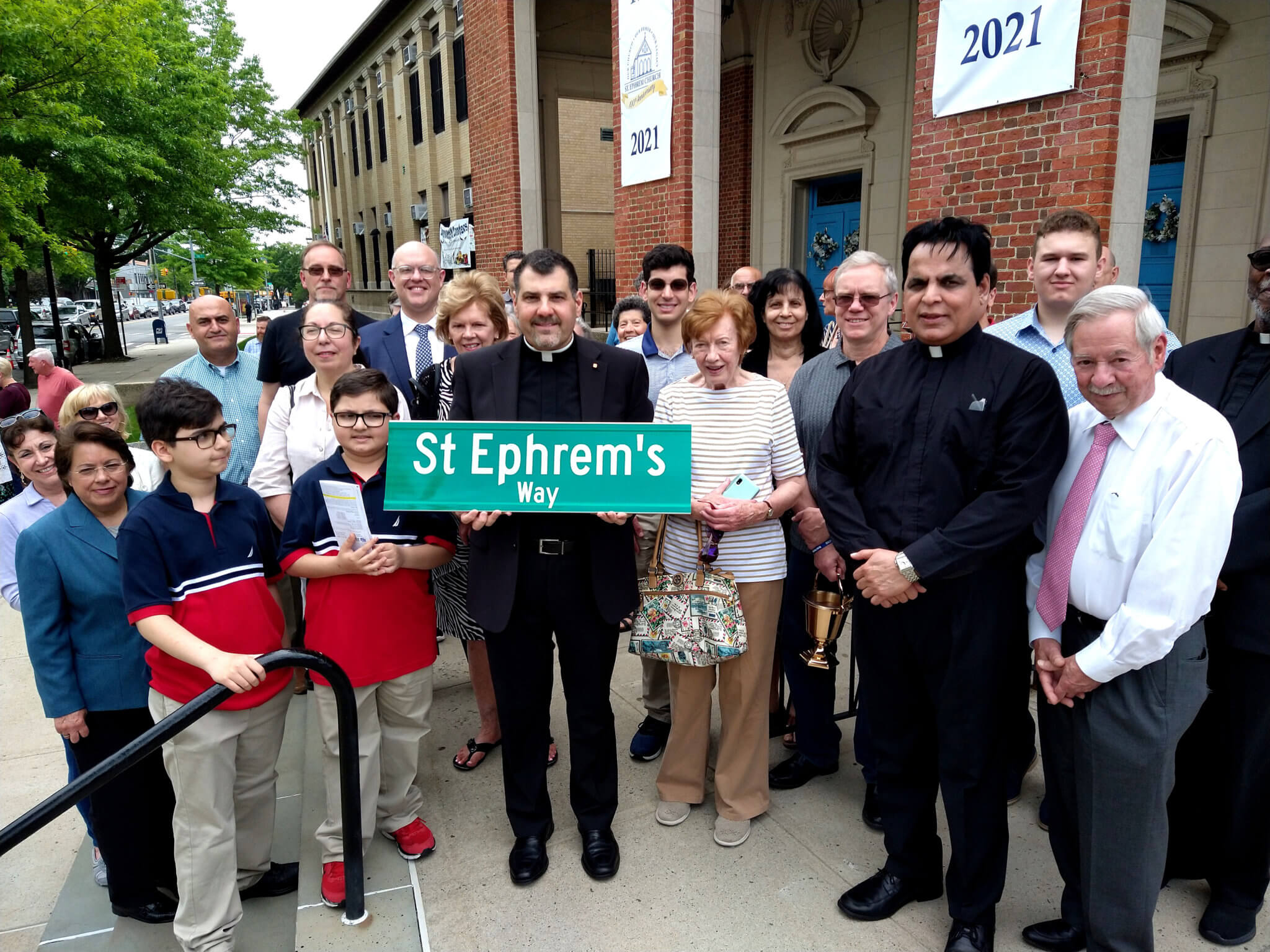 City celebrates St. Ephrem’s 100th anniversary with street conaming