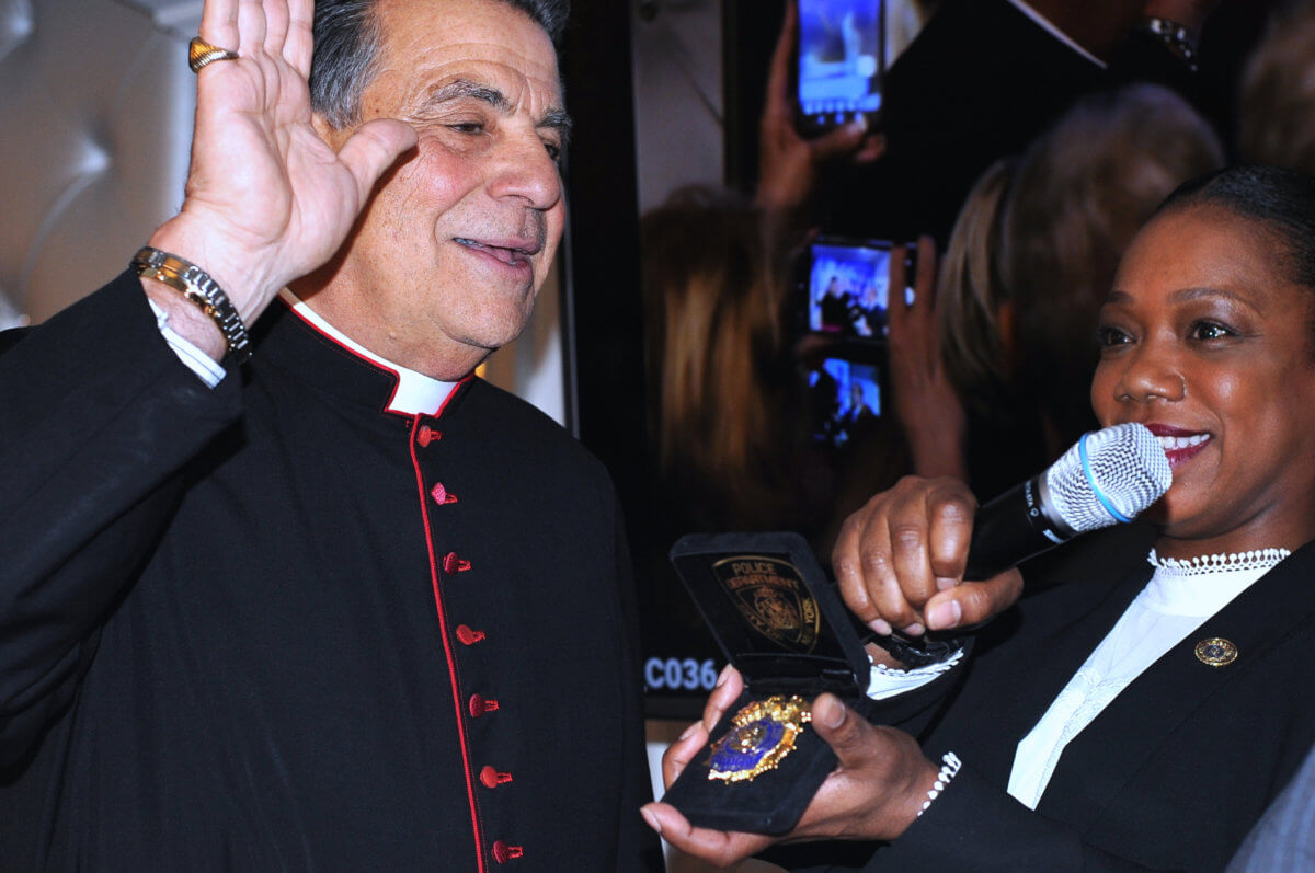 monsignor david cassato at retirement party