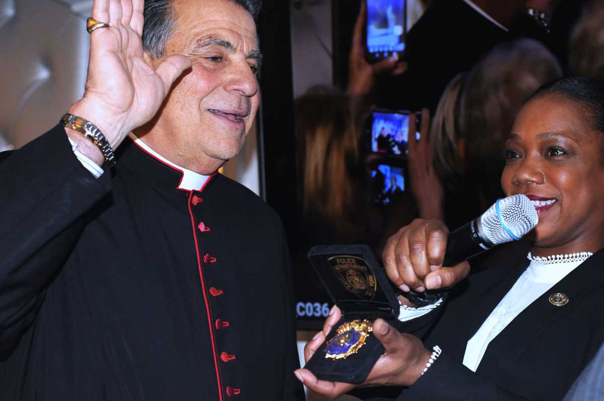 monsignor david cassato at retirement party