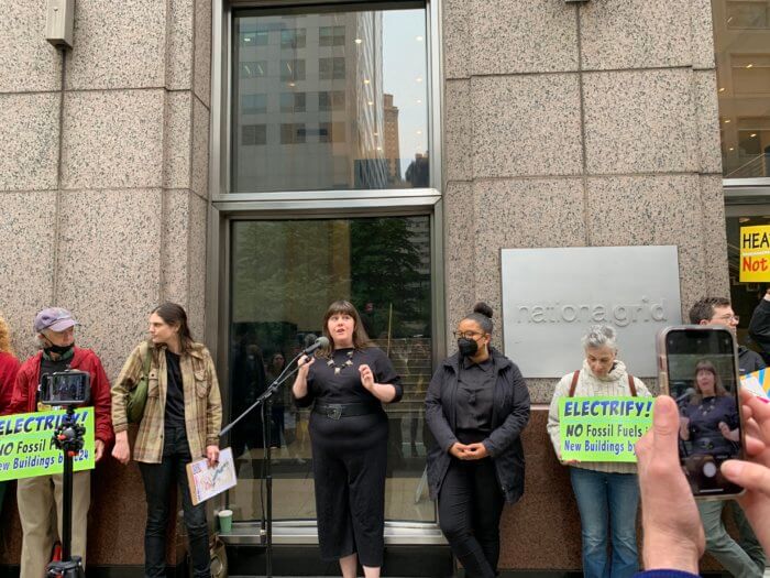 emily gallagher outside national grid